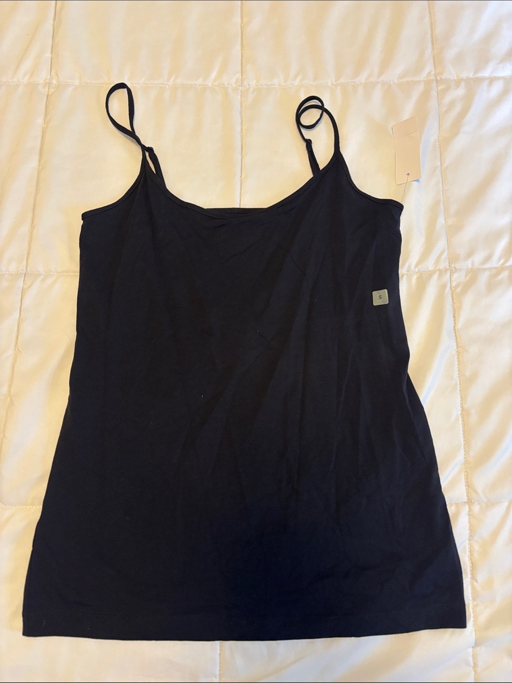 LOFT Black Spaghetti Strap Camisole